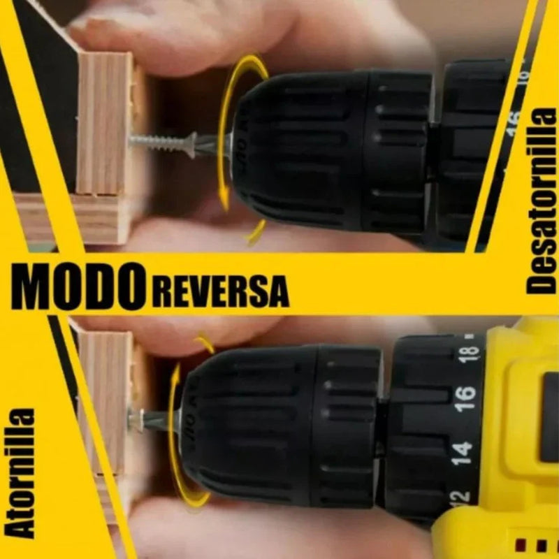 Kit Taladro Completo 48V + Batería Extra [ENVÍO GRATIS]