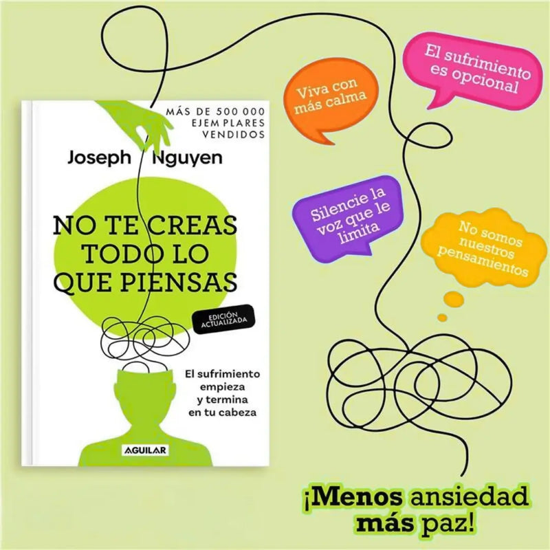NO TE CREAS TODO LO QUE PIENSAS - Libro ganador para un ganador 🥺 🧠📖                                             Recibe GRATIS una Guía básica de afirmaciones positivas ✨ y un Cuaderno de gratitud para escribir cada día lo mejor de ti 💖📓